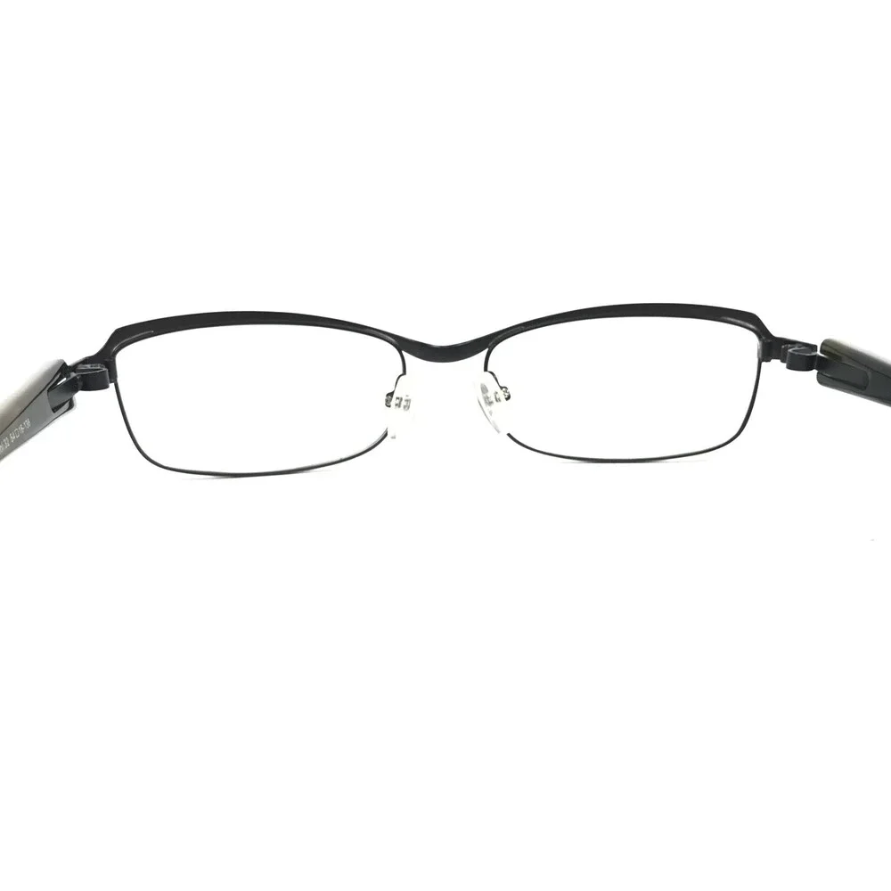 Iyoko-Inyake Eyeglasses Frames IY281 COL.32 Black Rectangular Half Rim 54-16-138